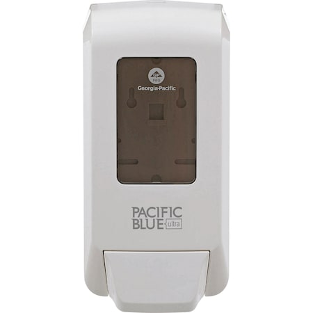 Pacific Blue Dispenser f/Soap/Sanitizer, Manual, 5.1"x6.2"x12.1", White GPC53058